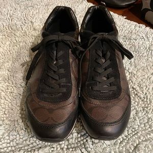 Coach walking shoes.